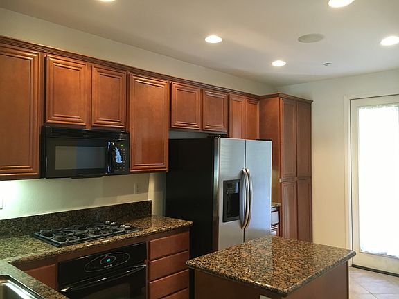 Kitchen with granite counters