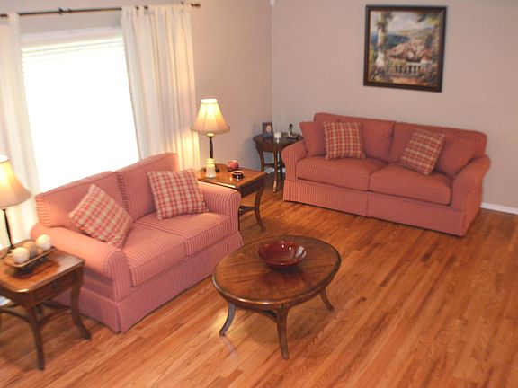 Living Room with hardwood