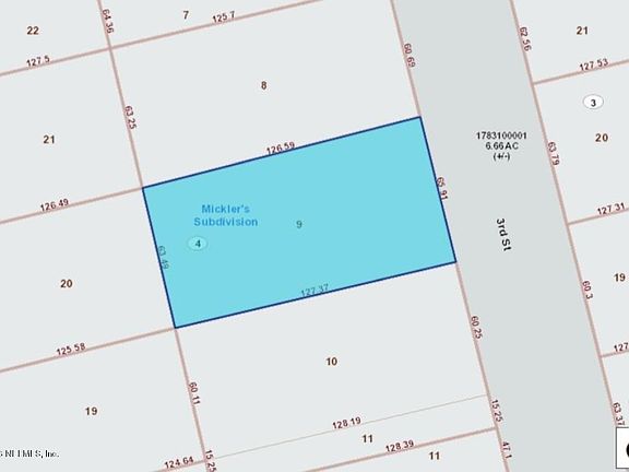 map of lot