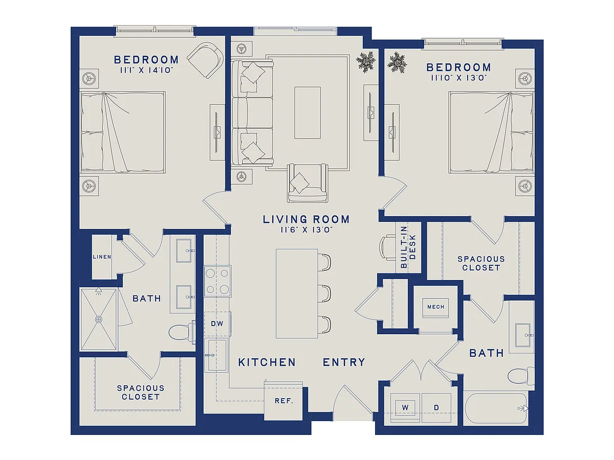 Floor plan B16