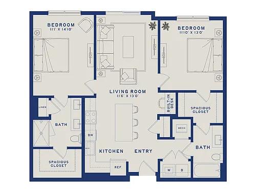 Floor plan B16