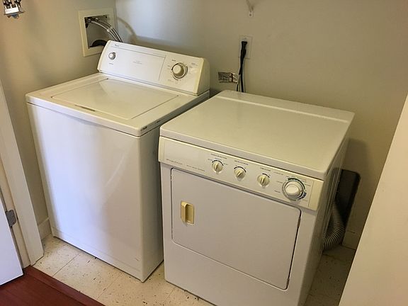 Washer and dryer in unit