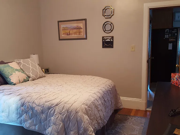 Bedroom 1 (back of unit); now carpeted