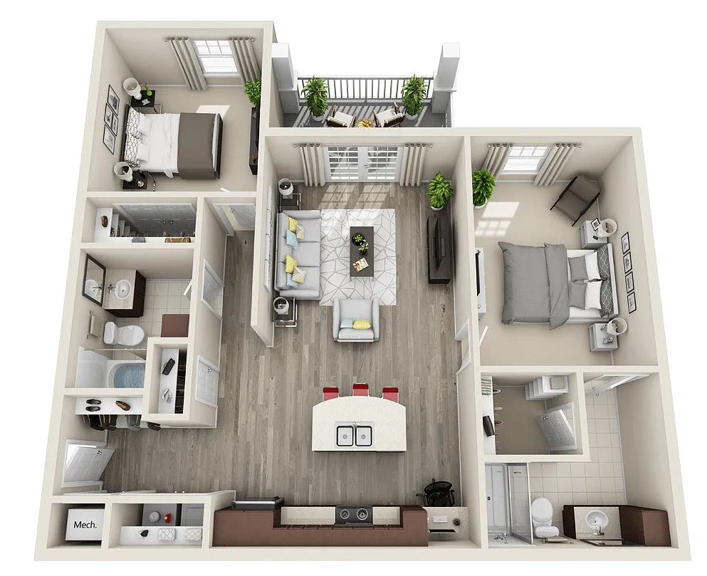 Floor plan B1