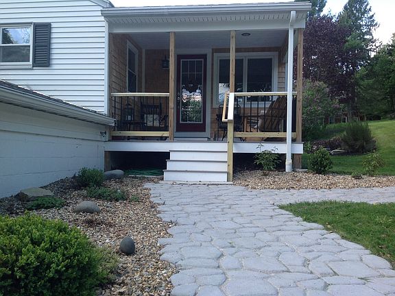 walkway to main entry