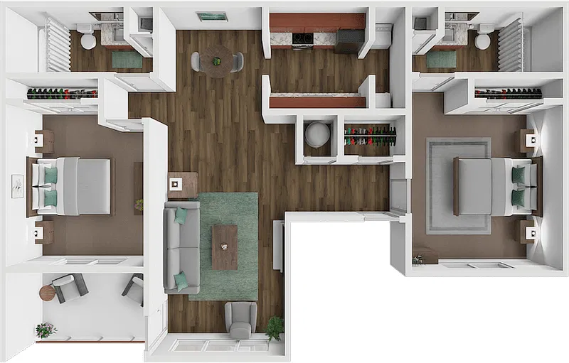 Floor plan The Magnolia