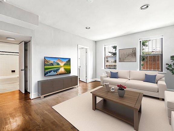 living room, virtually staged