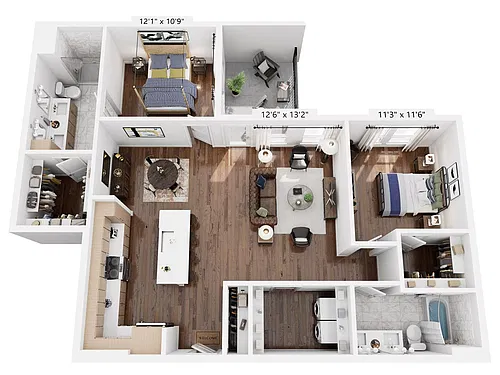 Floor plan B7