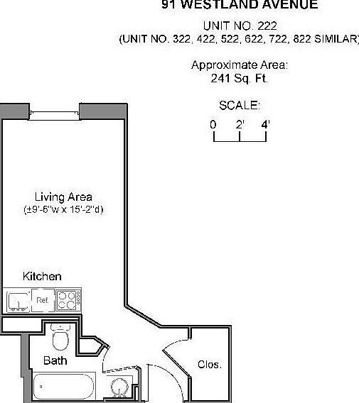 1st image of 91 Westland Ave APT 822