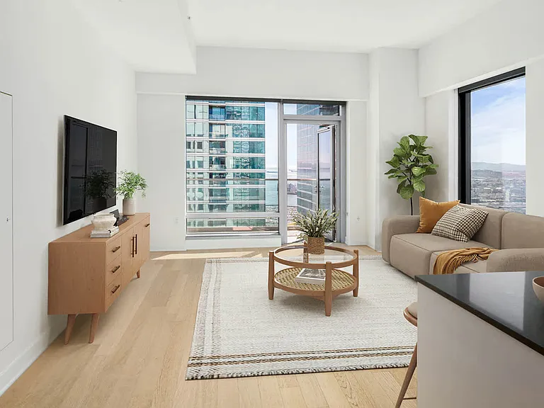 Living Room with Hard Surface Flooring