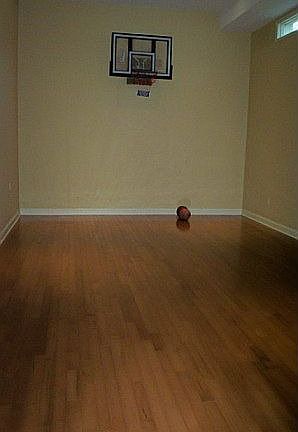 Indoor basketball/racquetball court