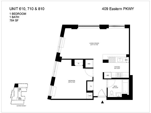 2nd image of 409 Eastern Pkwy #710