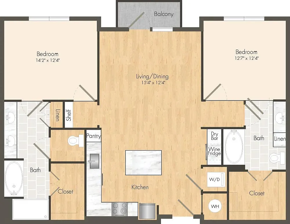 Floor plan B14