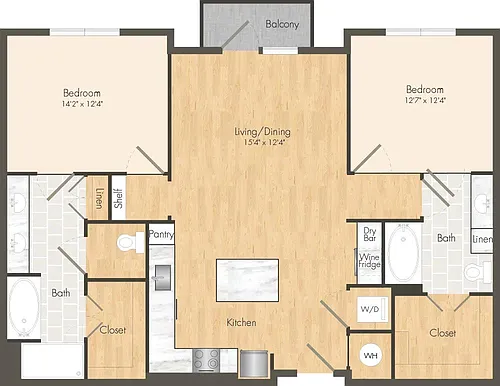 Floor plan B14