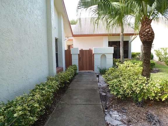 Private gated courtyard