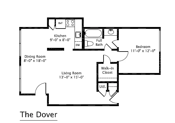 Floor plan Dover