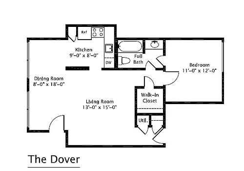 Floor plan Dover