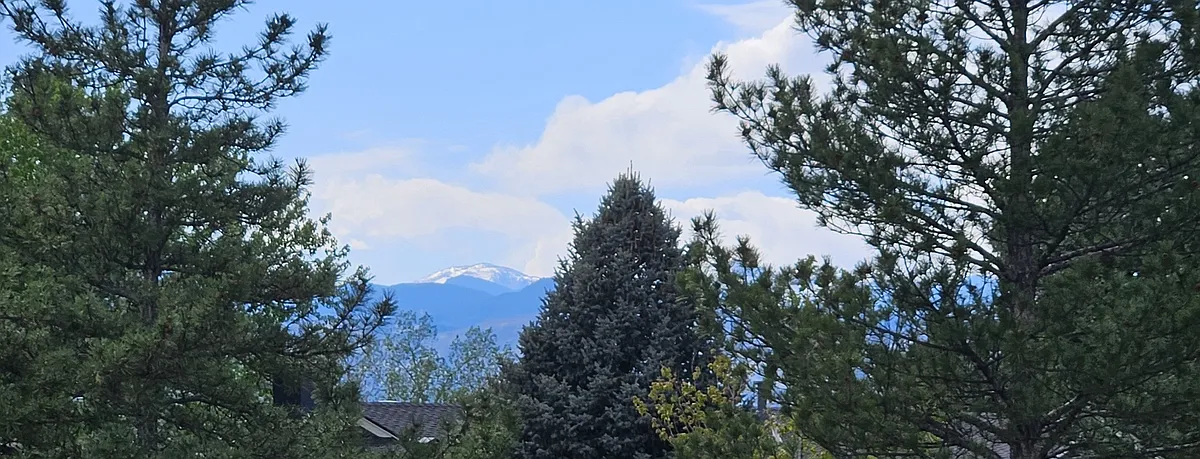 Mountain view to west - 8751 Westwind Ln