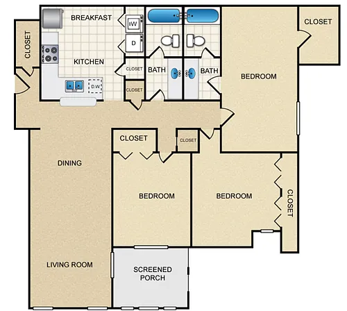 Floor plan C1