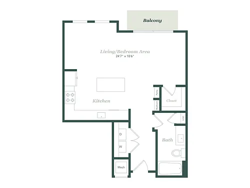 Floor plan E1