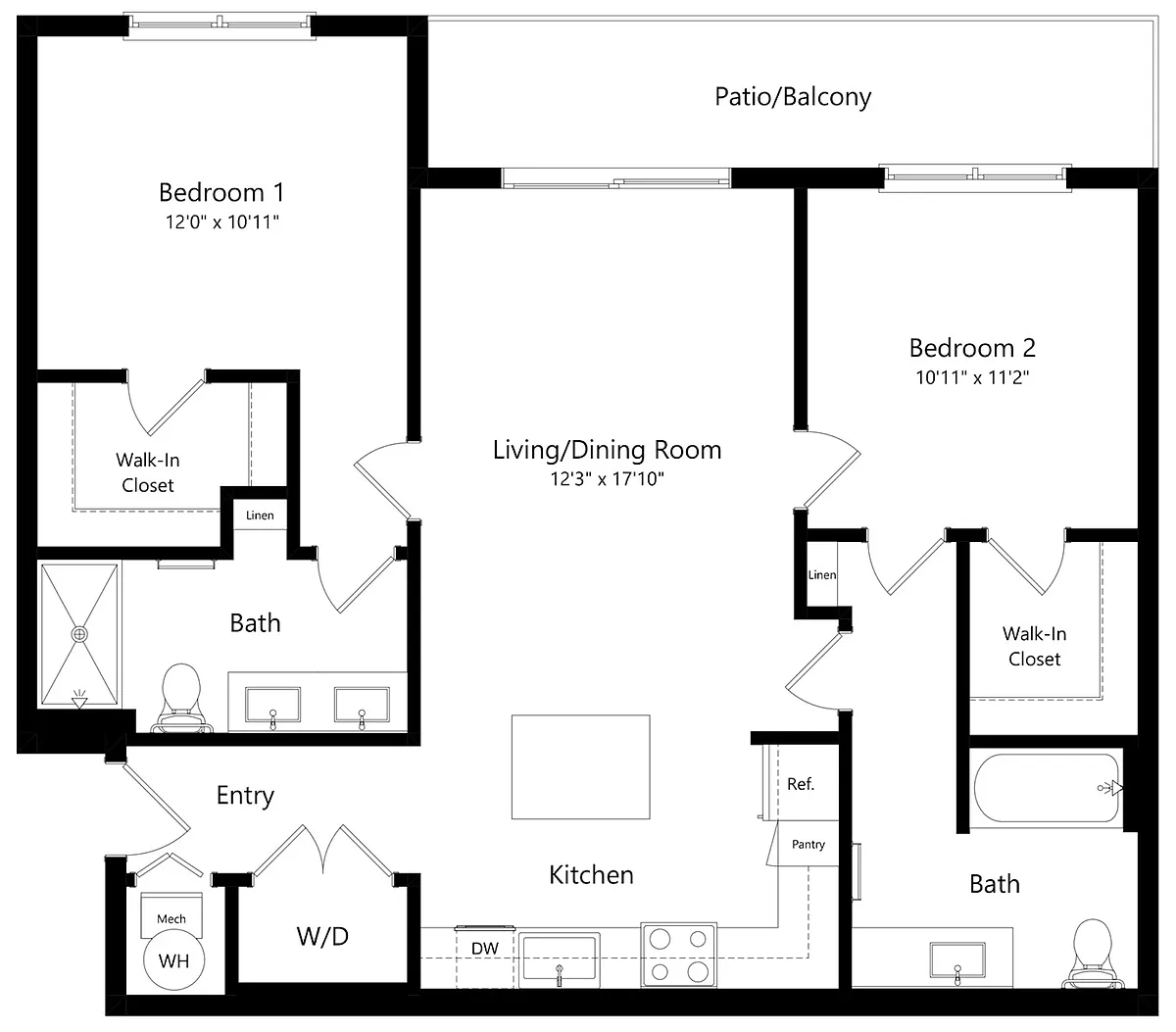 Floor plan B1