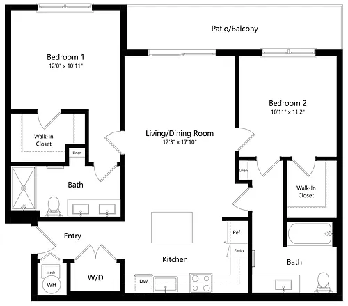 Floor plan B1