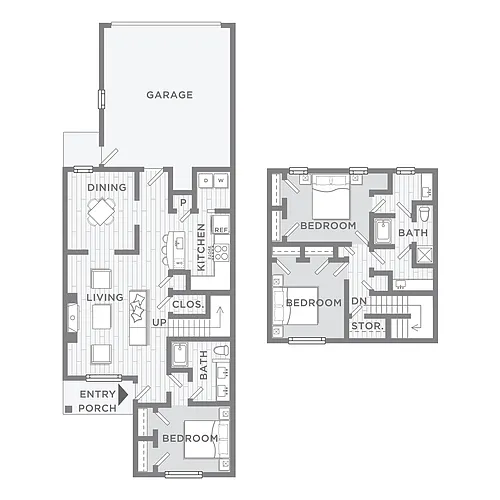 Floor plan Bass Drive