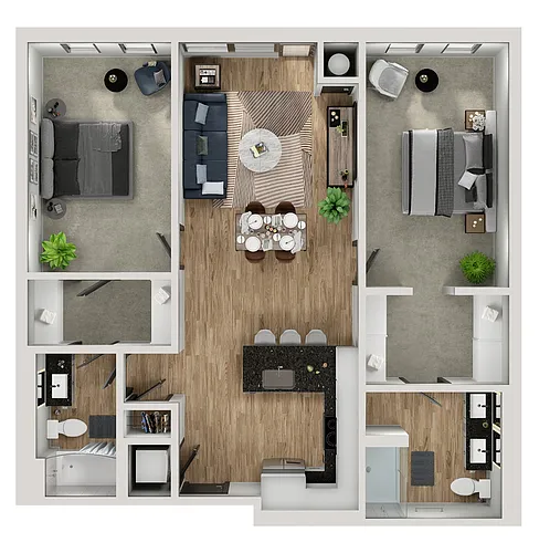 Floor plan B7