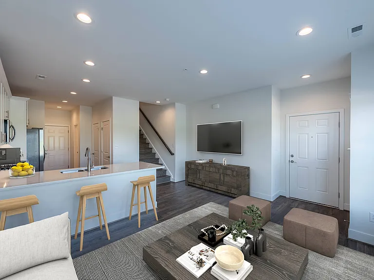 D1 Living Room Virtually Staged