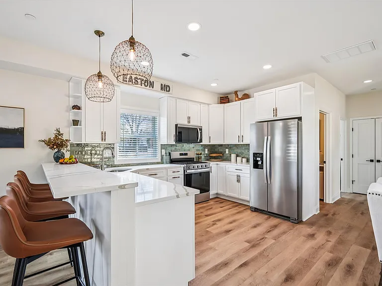 Kitchen with Quartz countertops