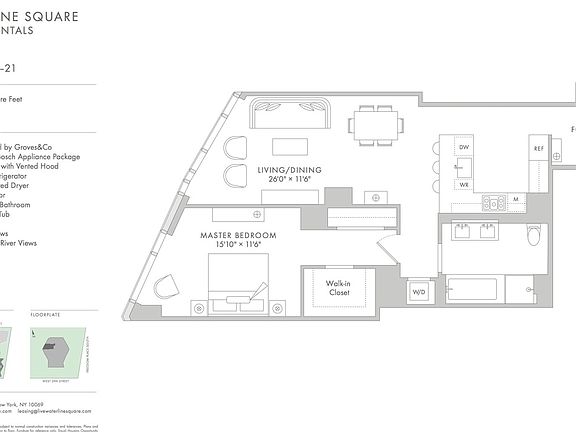 2nd image of 645 W 59th St APT 1907