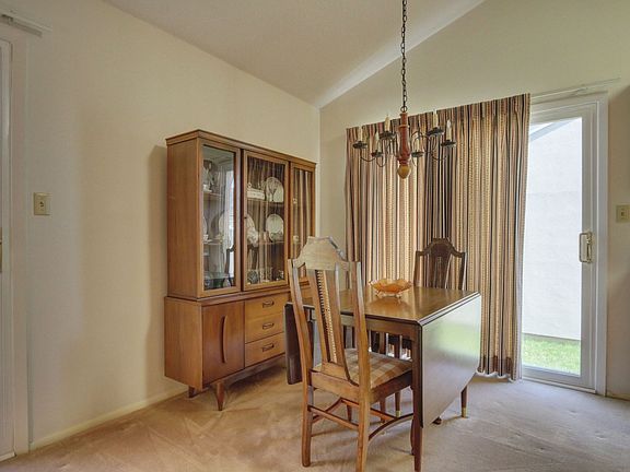 Sun filled dining room