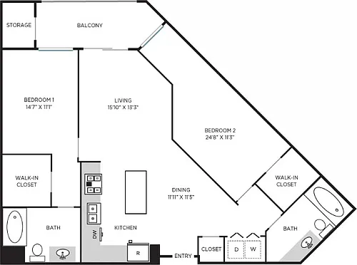 Floor plan Reserve - 2D