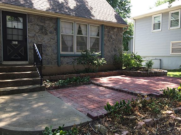 Front brick patio