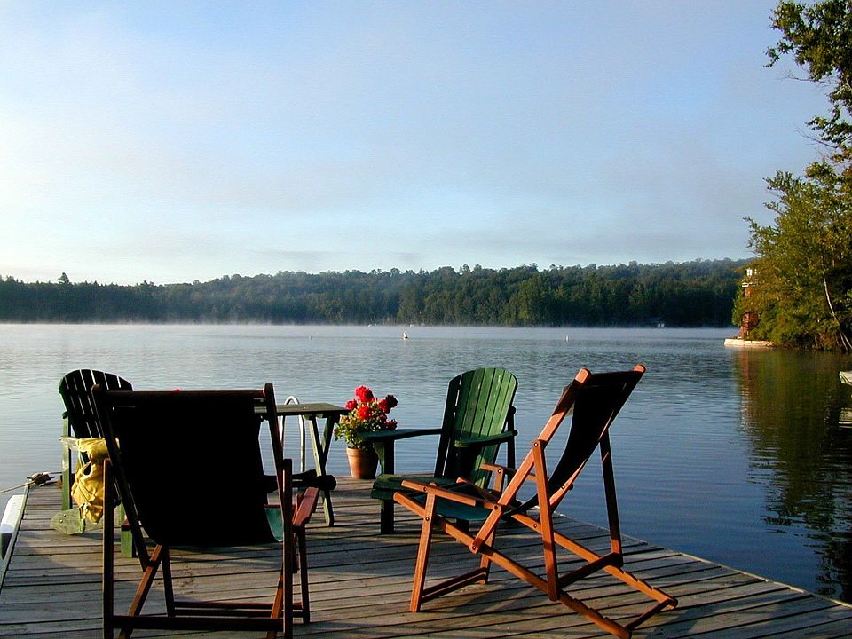 The dock at sunrise