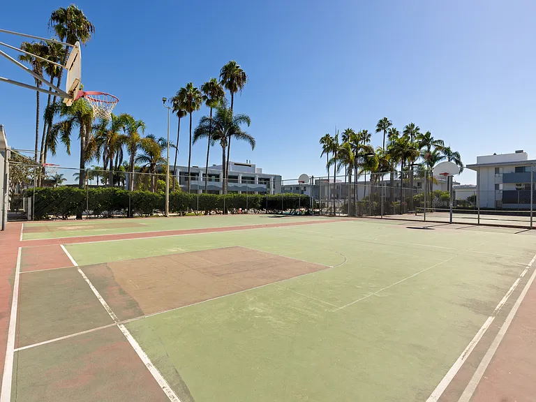 Stay active and shoot some hoops steps from home.