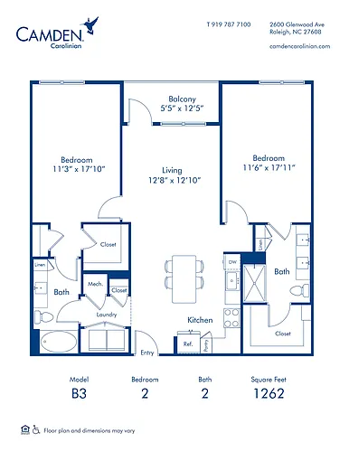Floor plan B3