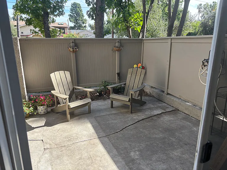 Backyard view