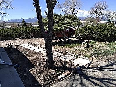 RV driveway on side