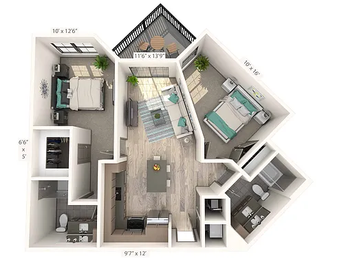 Floor plan Deco