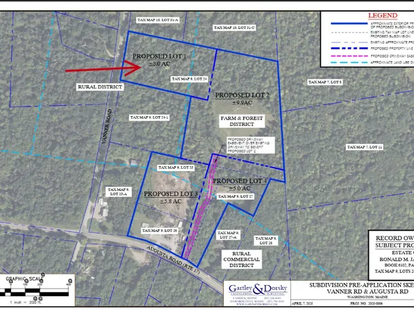 Map 9 Lot 24 Vanner Road, Washington, ME 04574