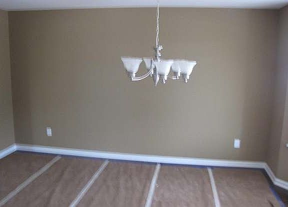 dining room before trim