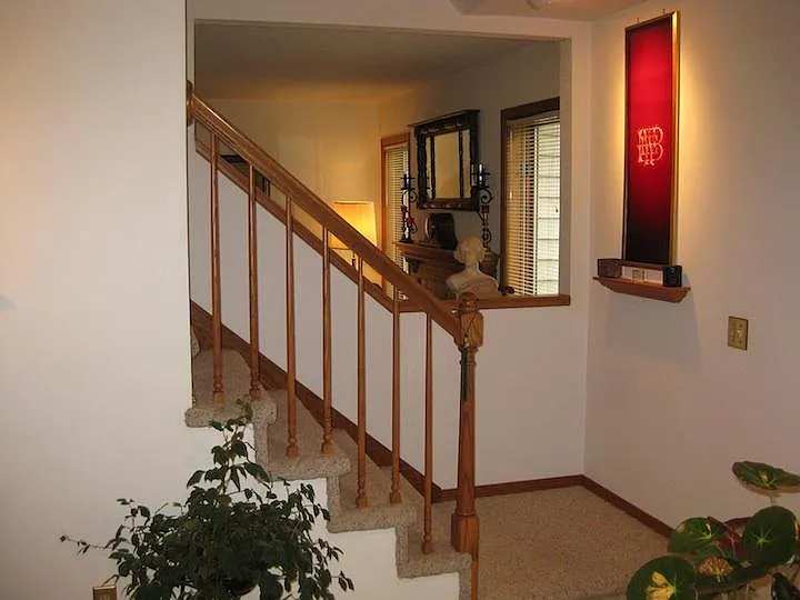 Stairs to 2nd floor from dining room