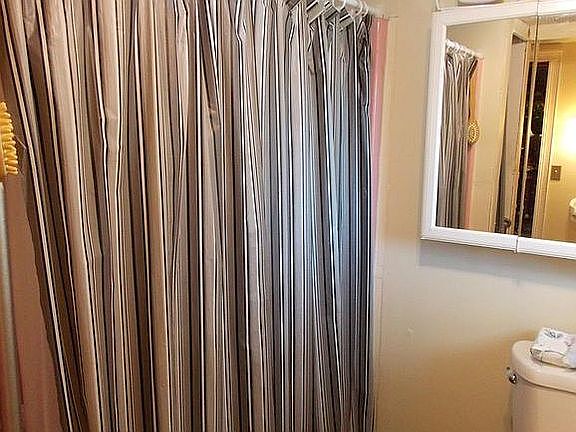 Caregiver bath/shower ready.
