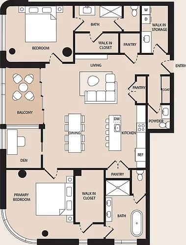 Floor plan Kings Crown