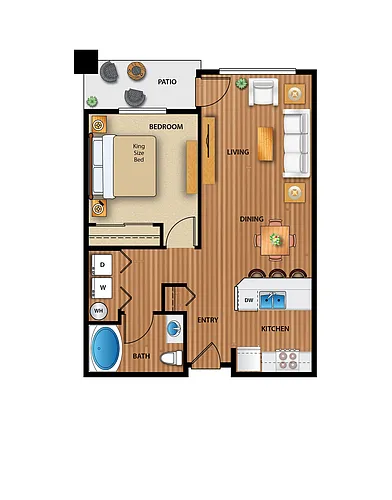 Floor plan Quail