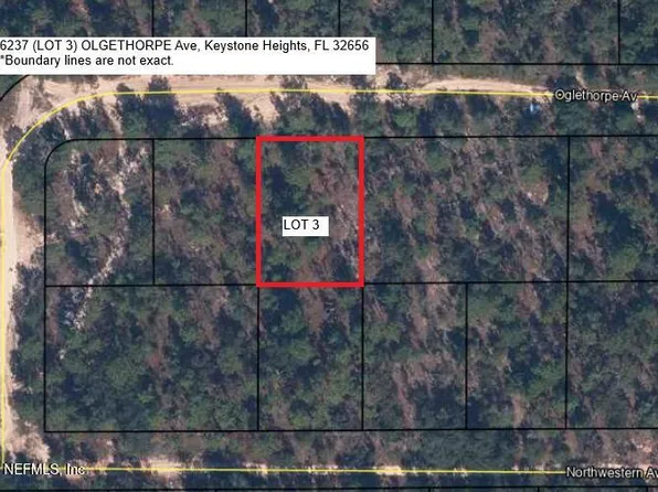 6237 LOT 3 OLGETHORPE Avenue, Keystone Heights, FL 32656