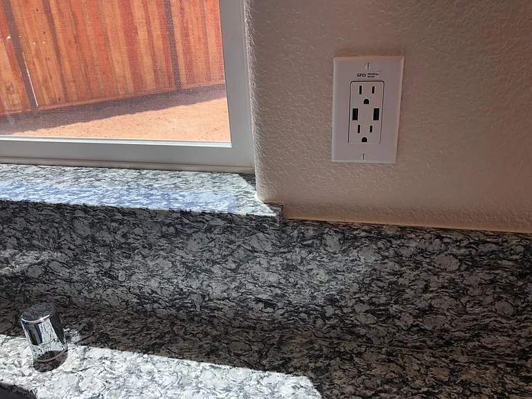 USB Outlets downstairs and on island