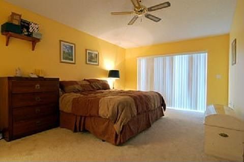 Large Master with Lake views and walk in closet
