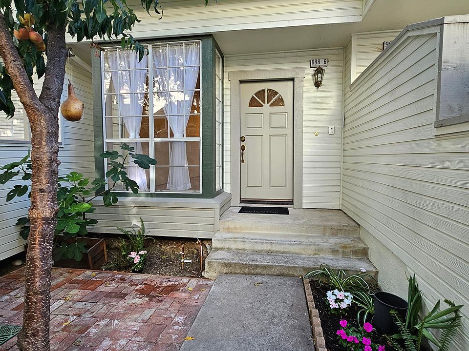 Front door and patio